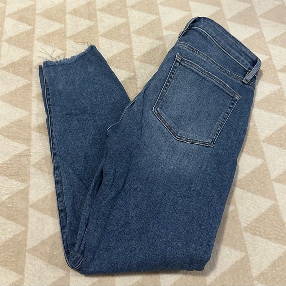 LOFT Denim - Ann Taylor loft the survey skinny raw hem jeans